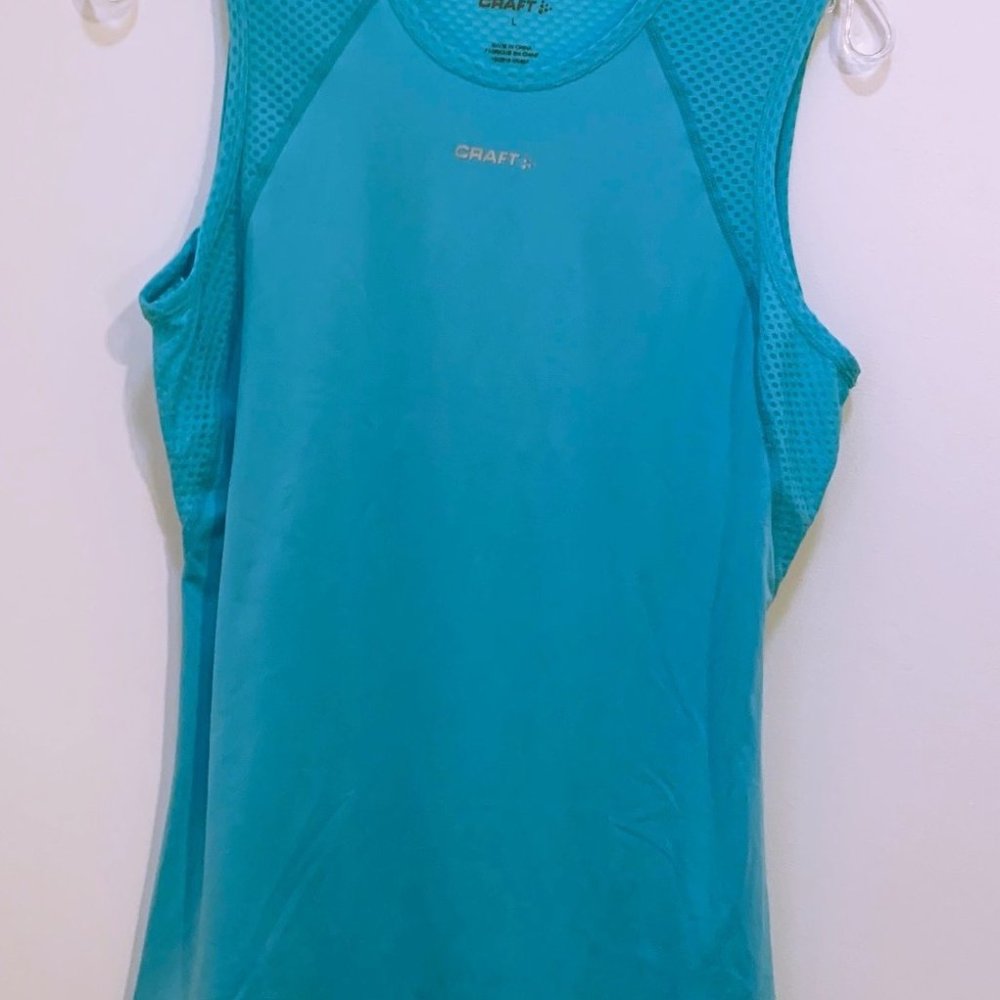 Craft Robin Egg Blue Sleeveless Sports Top